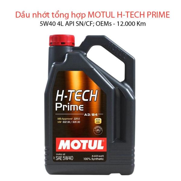 Dầu nhớt tổng hợp MOTUL H-TECH PRIME 5W40 4L