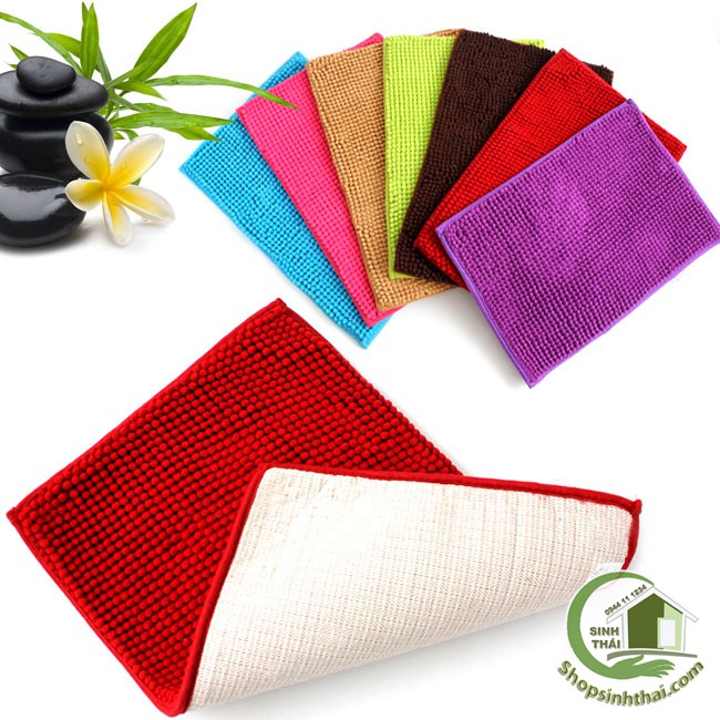 Thảm lau chân san hô sợi lớn siêu thấm cao cấp