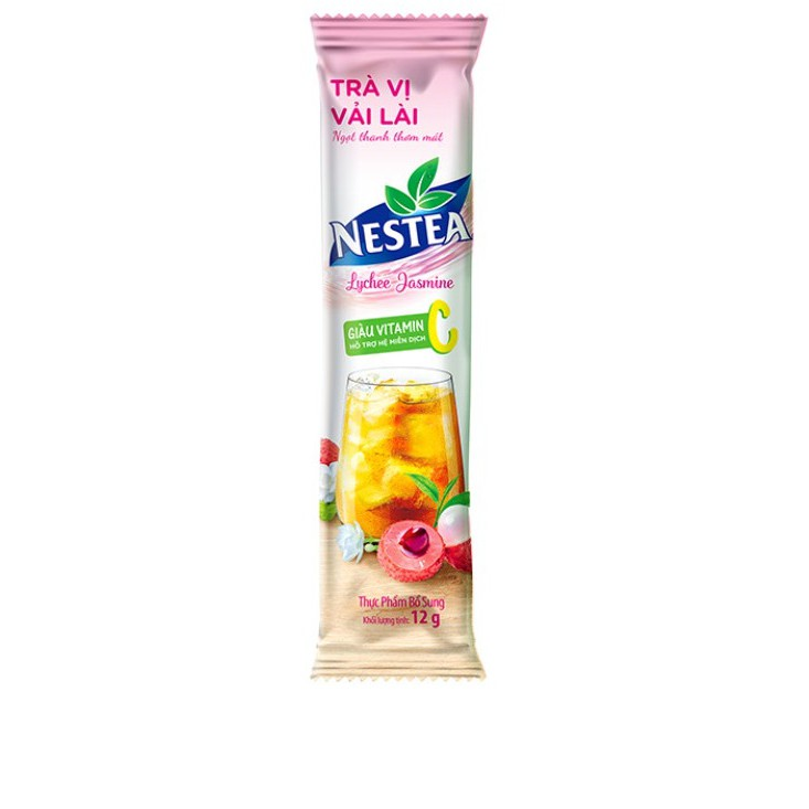 Trà Nestea vị Vải & hương Hoa Lài (Hộp 12 gói x 12g)