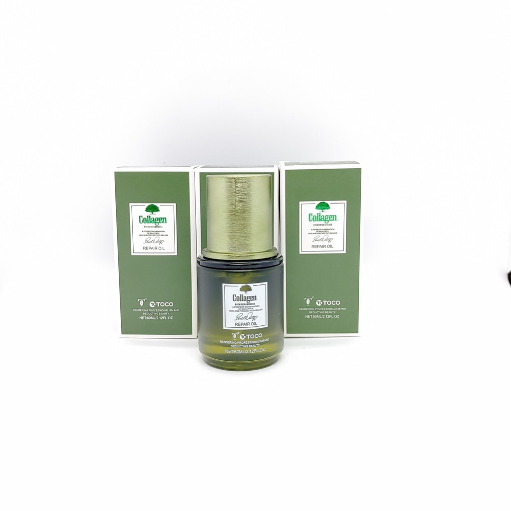Lọ ( Chai ) Tinh Dầu Dưỡng Tóc Chuẩn Salon  Toco collagen ( Kích Thích Mọc Tóc, Dưỡng tóc ,Thành Phần Thiên Nhiên) - 60ML [ ĐƯỢC PHÉP BÁN ] ❤❤❤❤❤❤