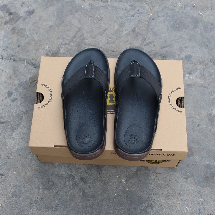 Dép da nam da bò dr martens (DR.K02)