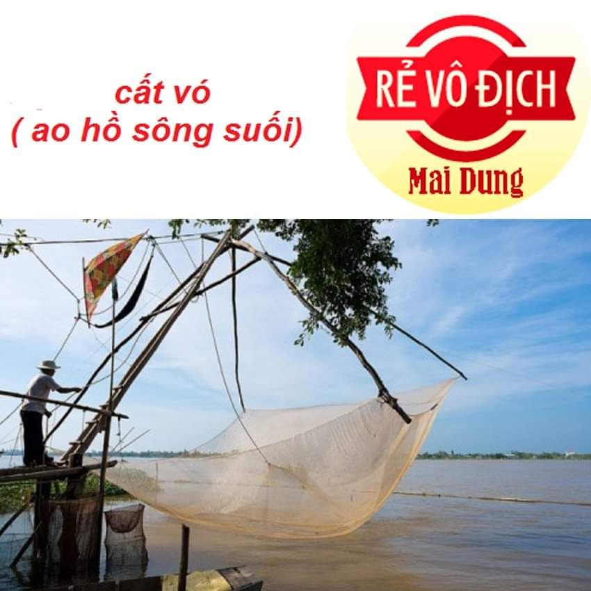 vó cất tôm cua cá - lưới dù đài loan