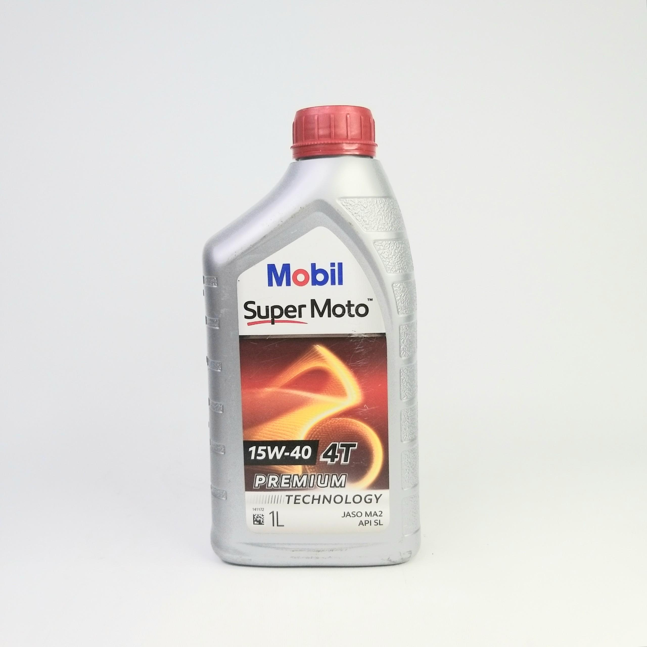 Nhớt xe số Mobil Super Moto 15W-40 4T 1L