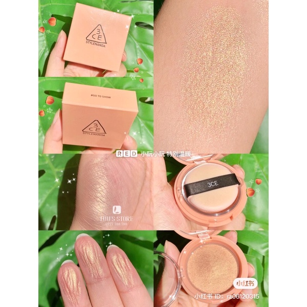 [Nhập RAISINGSTAR18, giảm 30k cho đơn 99k]Bắt Sáng Highlight 3CE Glow Beam