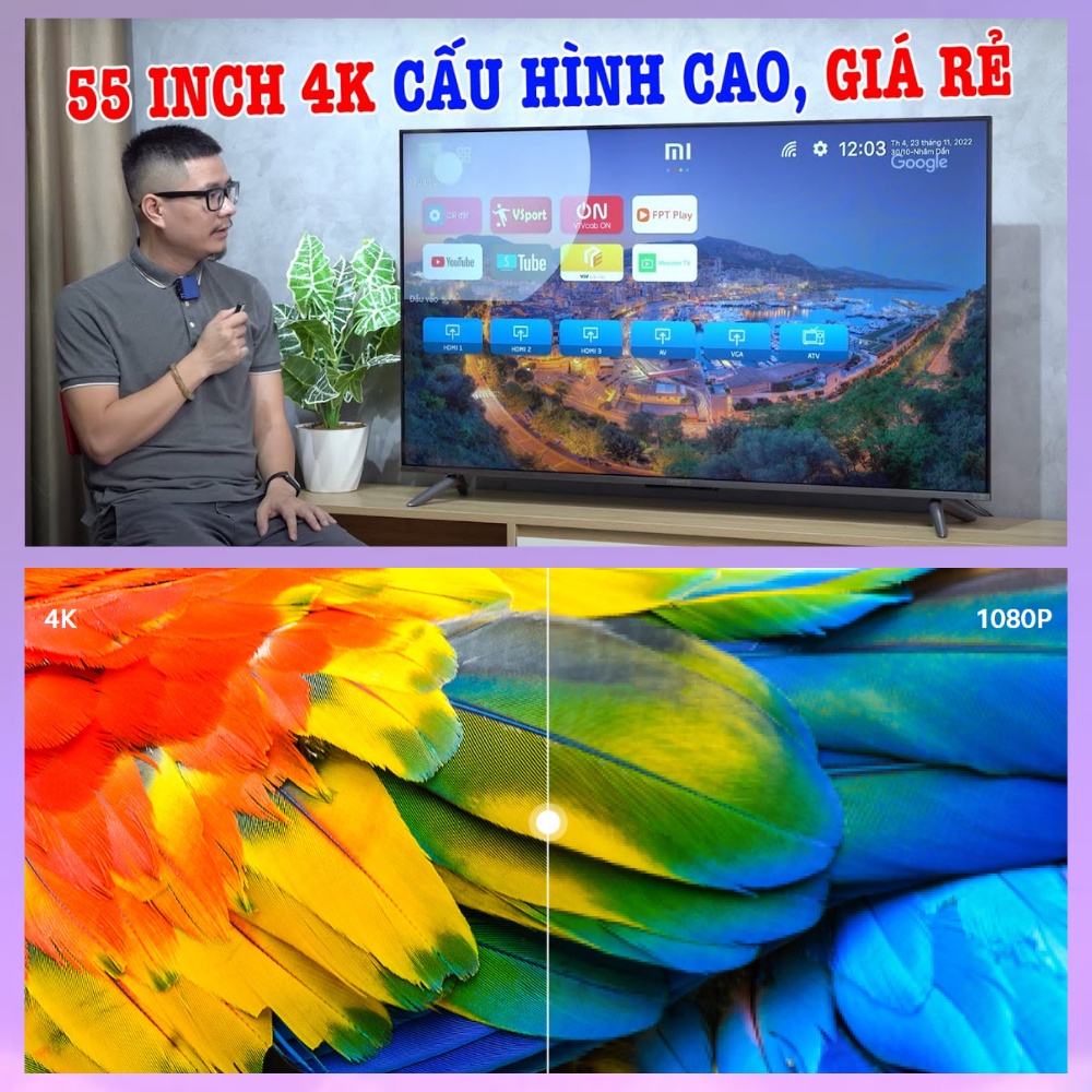 Tivi Xiaomi EA Màn Hình Full HD 43'', 55''