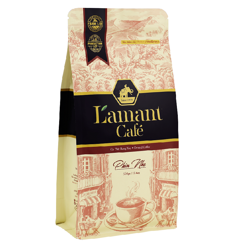 L'Amant Light Filtered Roasted Coffee – Mild and Smooth Flavor, Lightly Filtered – 250g Pack