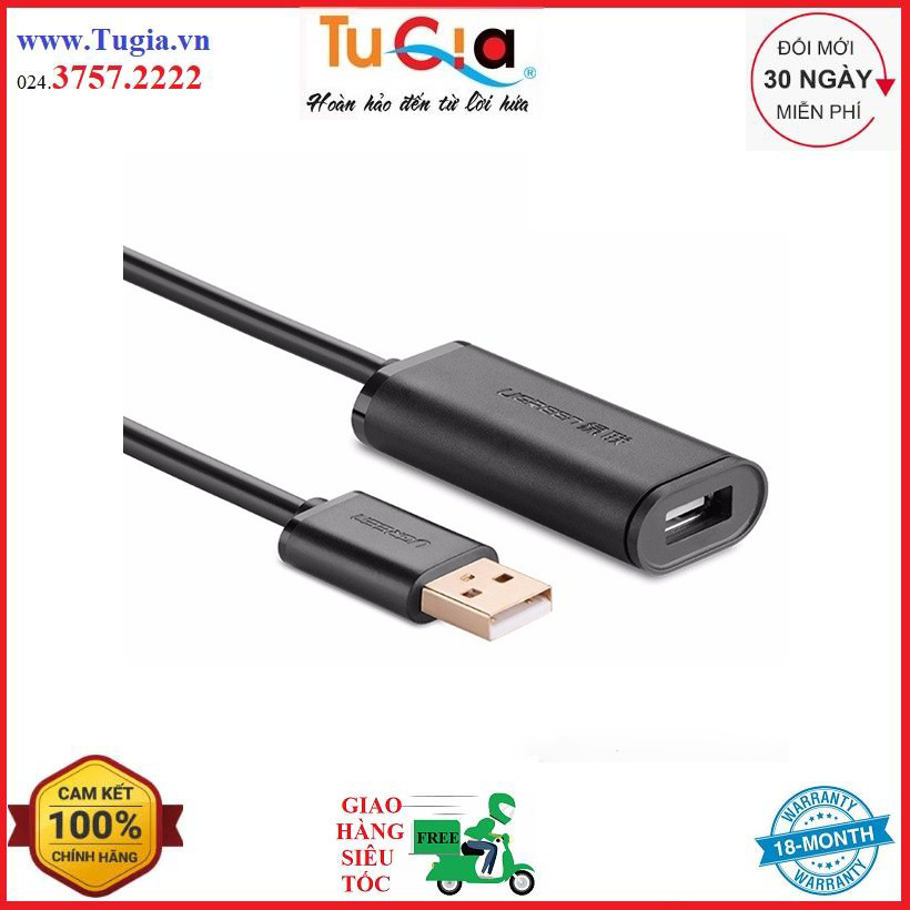 Cáp Nối Dài Ugreen USB 2.0 10325 (25m) - Hàng Chính Hãng