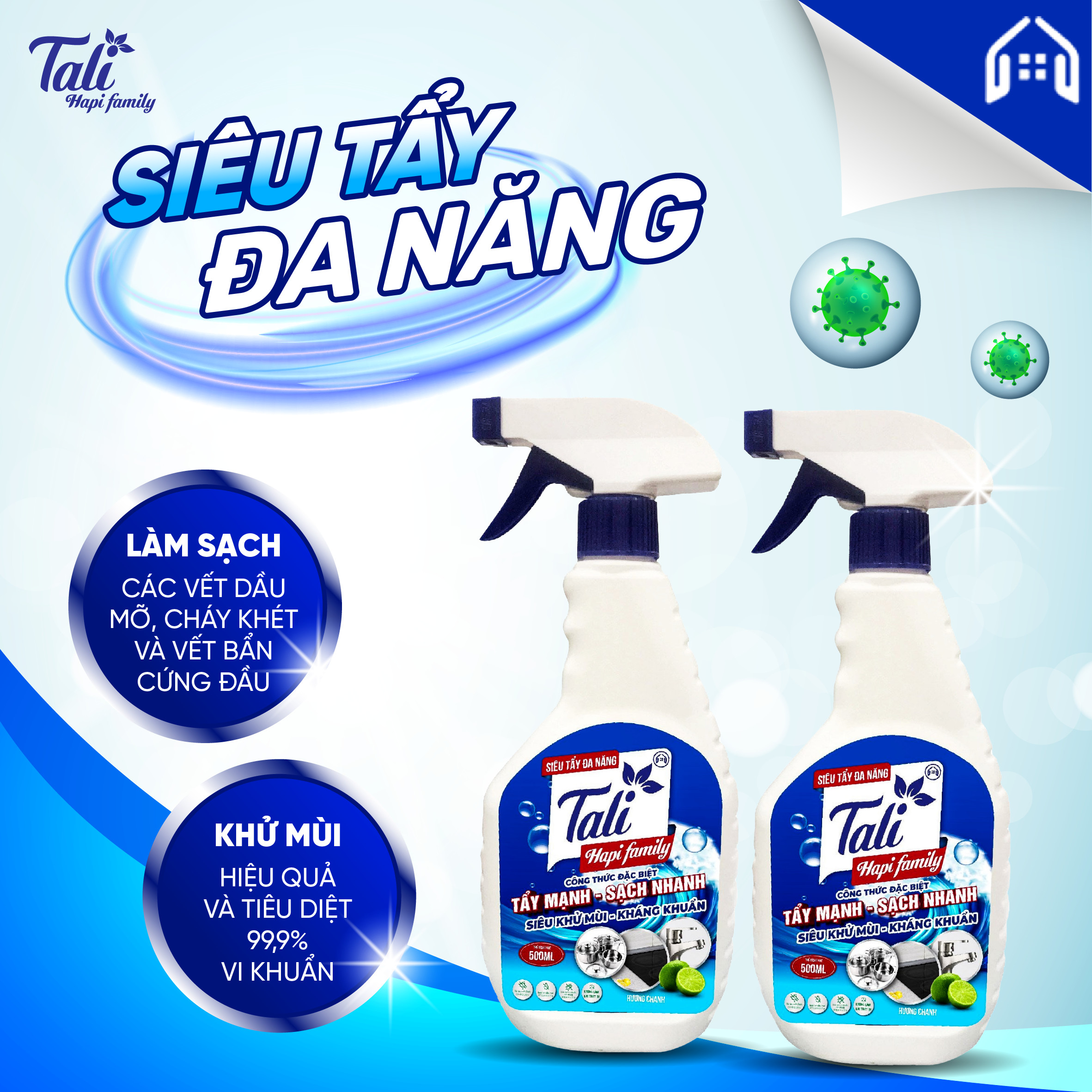 SIÊU TẨY ĐA NĂNG TALI HAPI FAMILY