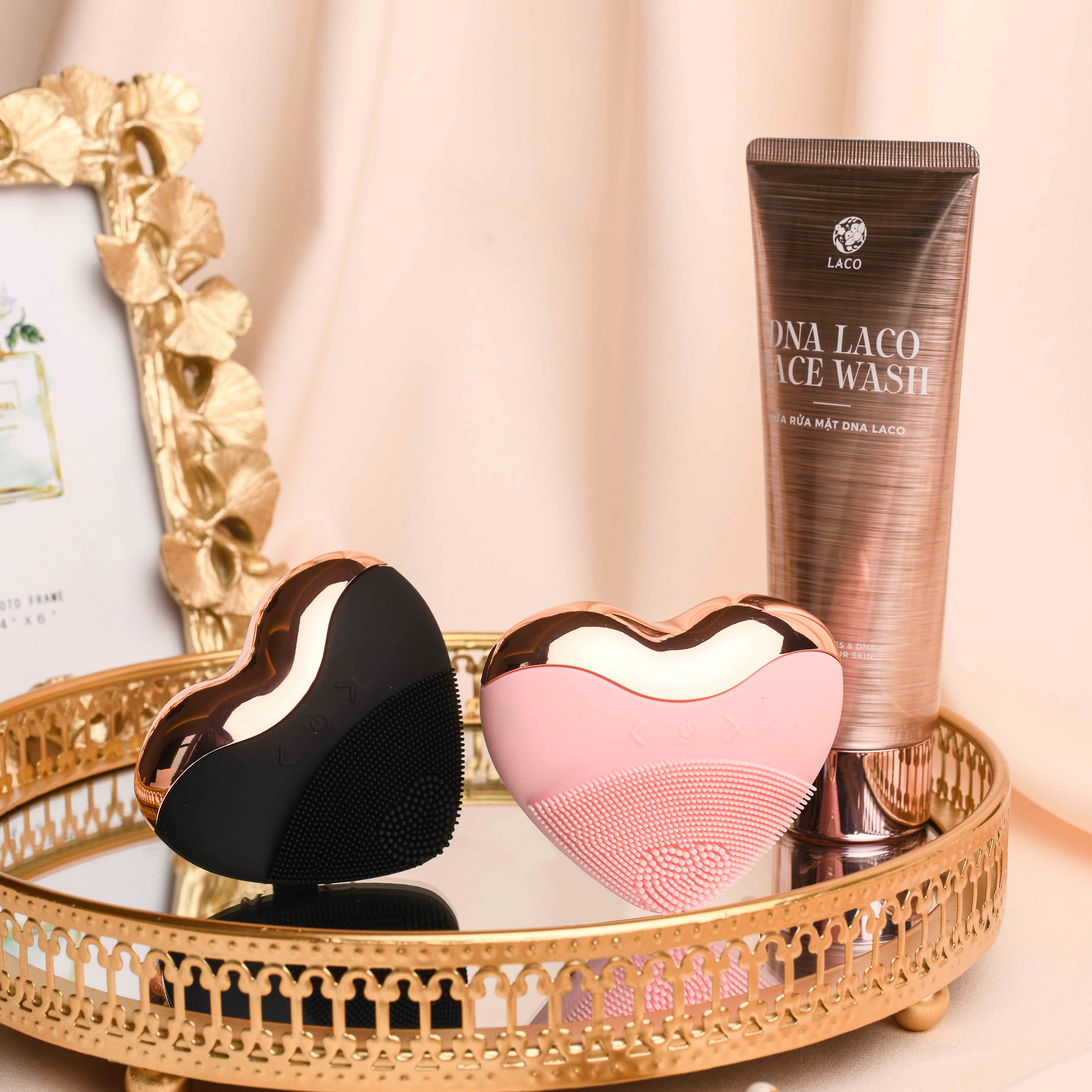 Combo Chăm Sóc Da Cơ Bản (Máy Rửa Mặt Laco Luxury + Sữa Rửa Mặt DNA + Toner)