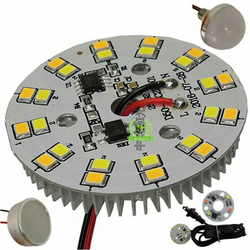 Nhân Led Mắt Led vỉ tròn 5W-7W/220V 3 Mầu ( Thay mắt âm trần,mắt rọi )