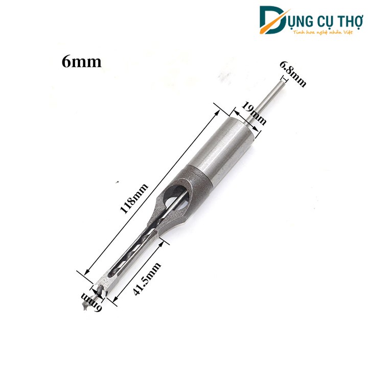 Mũi đục mộng vuông thép HSS