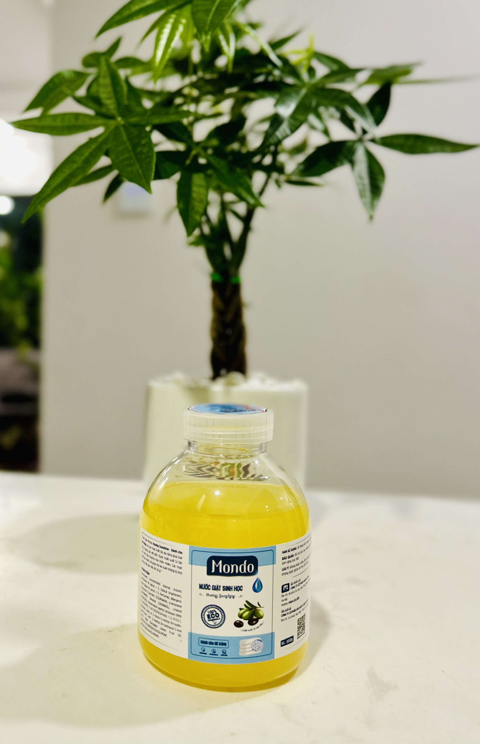 [MẪU DÙNG THỬ 300g] Nước Giặt sinh học Mondo Sunshine