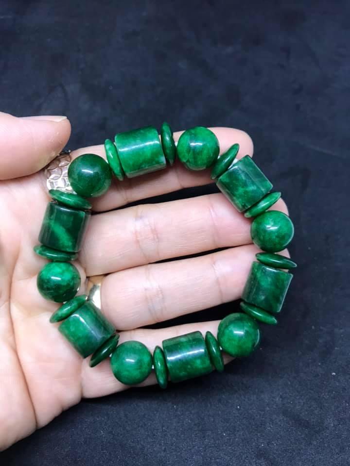 [HCM]VÒNG TAY ĐỐT TRÚC NGỌC CẨM THẠCH SƠN THỦY