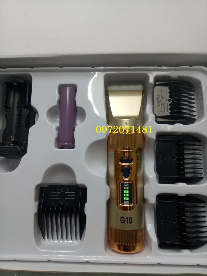 Tông đơ cắt tóc chuyên nghiệp G10[ LAZADA Miễn Phí Vận Chuyển]