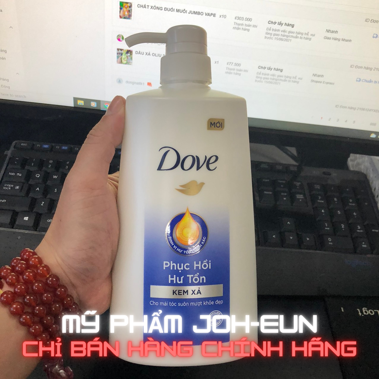 [HCM]DẦU XẢ DOVE PHỤC HỒI HƯ TỔN 610G