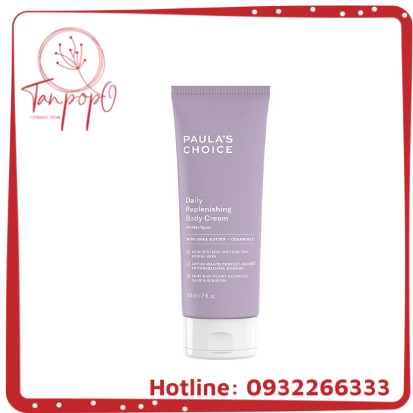 Kem dưỡng da mềm mịn Paula’s Choice Daily Replenishing Body Cream 210ml 3450