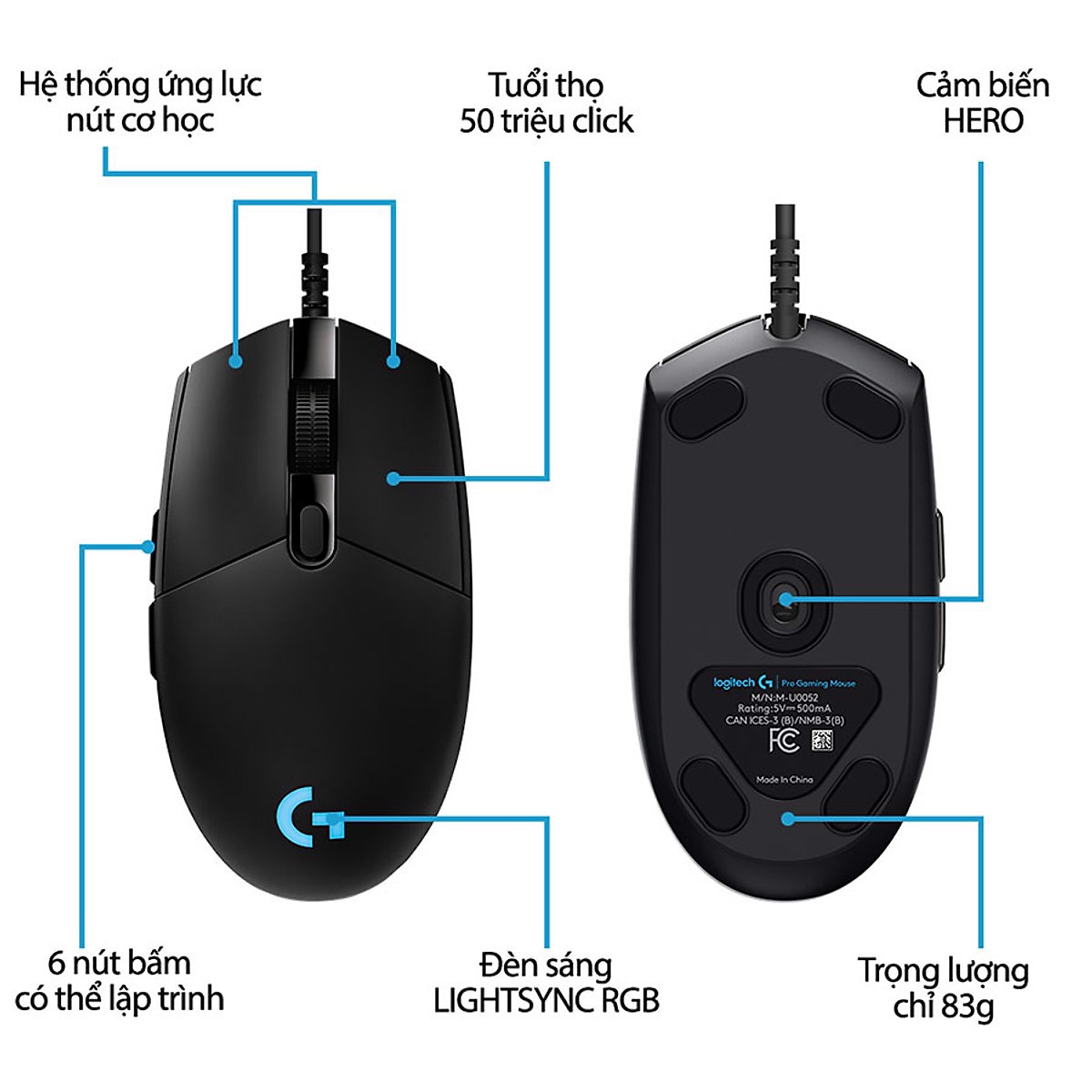 Chuột Logitech G102 Gen 2 Lightsync