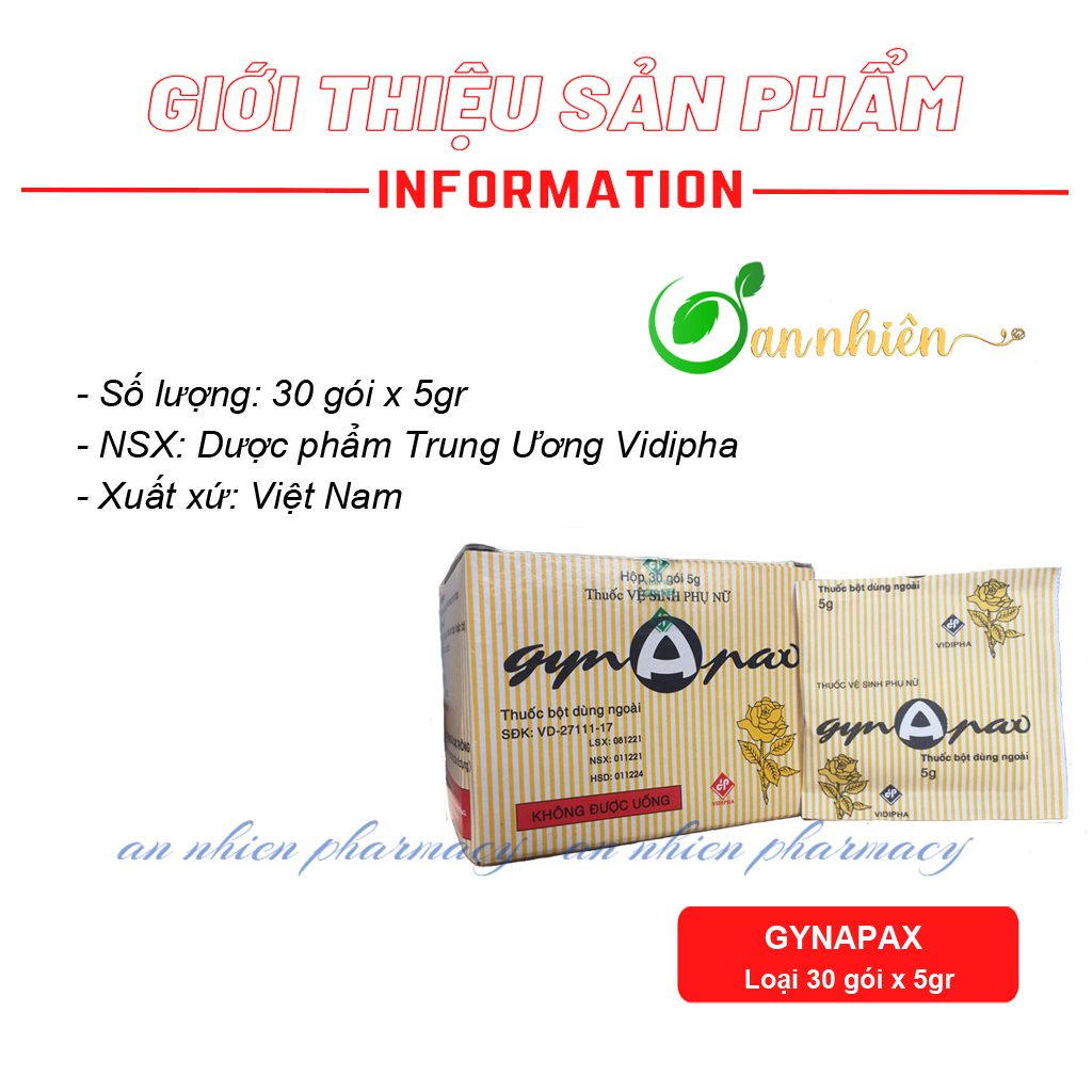 Bột vệ sinh phụ nữ GynApax