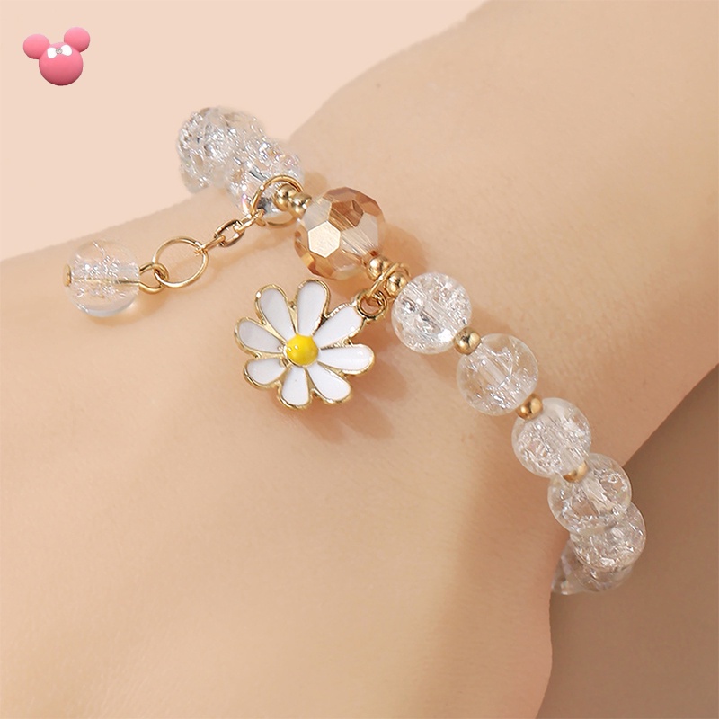 Vòng Tay Chuỗi Hạt Pha Lê Hình Bướm