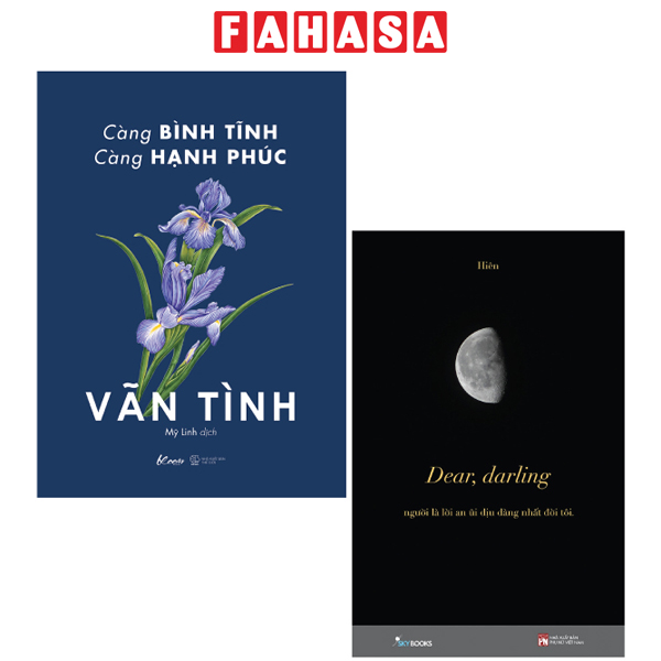 Fahasa - combo sách hay sách dear, darling + càng bình tĩnh càng hạnh phúc