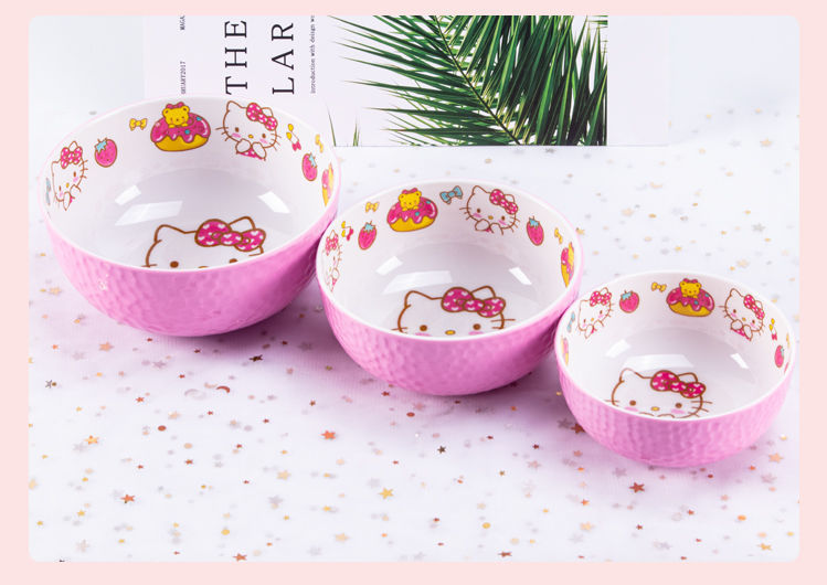 🌸CHÉN BÁT TÔ TRÒN HELLO KITTY DOREMON