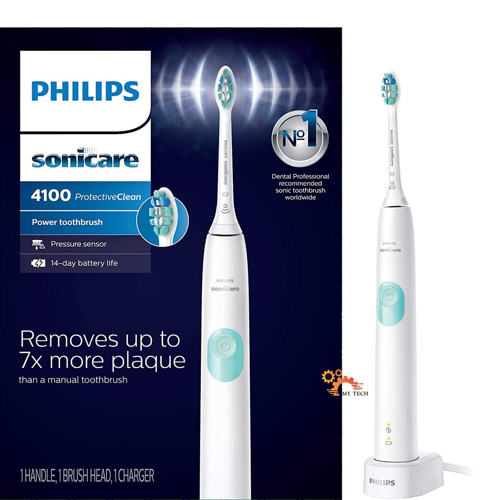 [ Lỗi 1 đổi 1 trong 7 ngày ] Bàn chải điện Philips Sonicare ProtectiveClean 4100 Plaque Control HX6810/50