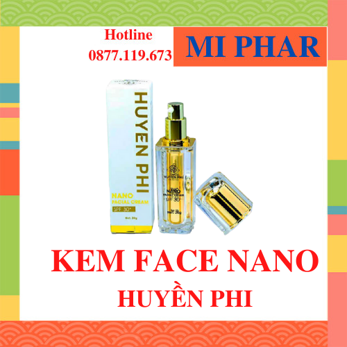 Kem face nano huyền phi dưỡng da cấp ẩm dưỡng trắng chống nắng- mi002