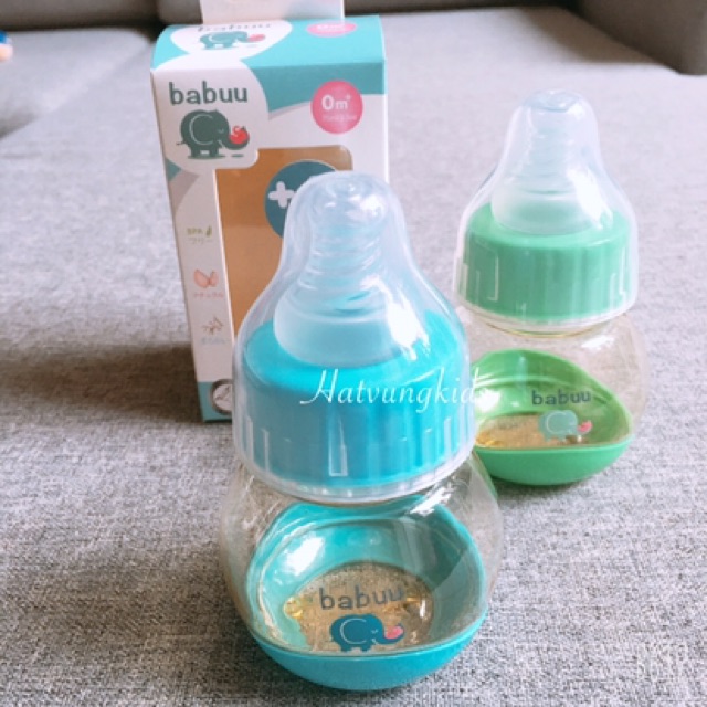 Bình Babuu 60ml, 125ml, 250ml cho bé sơ sinh