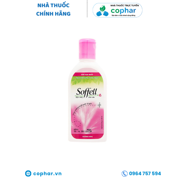 Kem chống muỗi SOFFELL chai 60ml