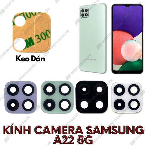 Glasses camera Samsung A22 5G enclosed glue stickers