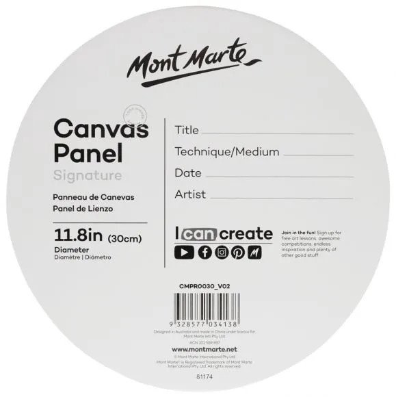 KHUNG CANVAS TRÒN MONT MARTE