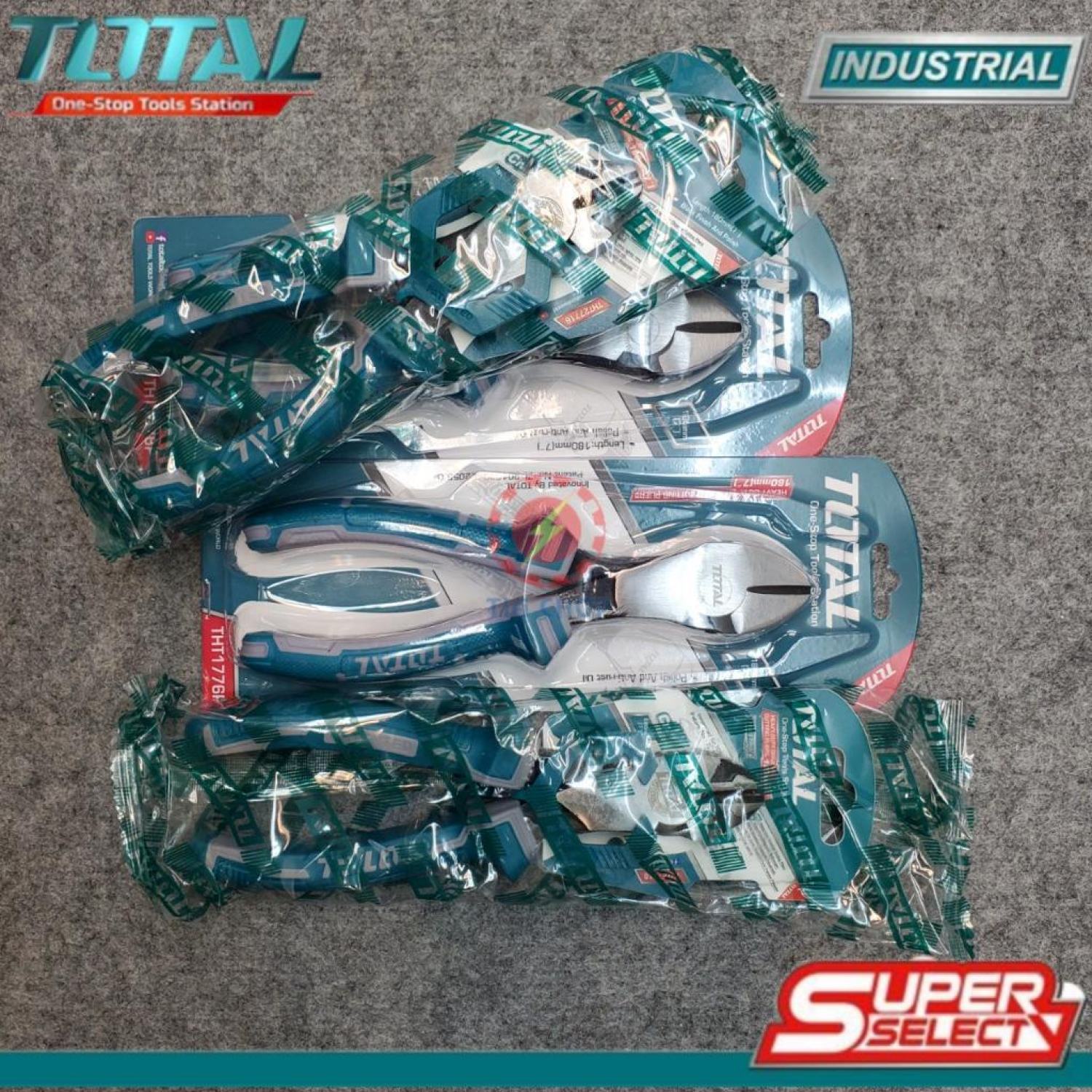 7" Kìm cắt đầu nặng Total THT1776P THT27716