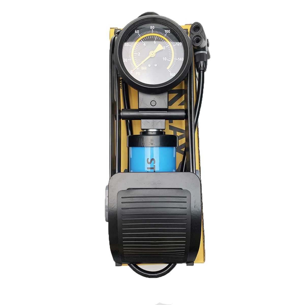 Bơm hơi đạp chân mini 1 piston - Bơm ô tô xe máy