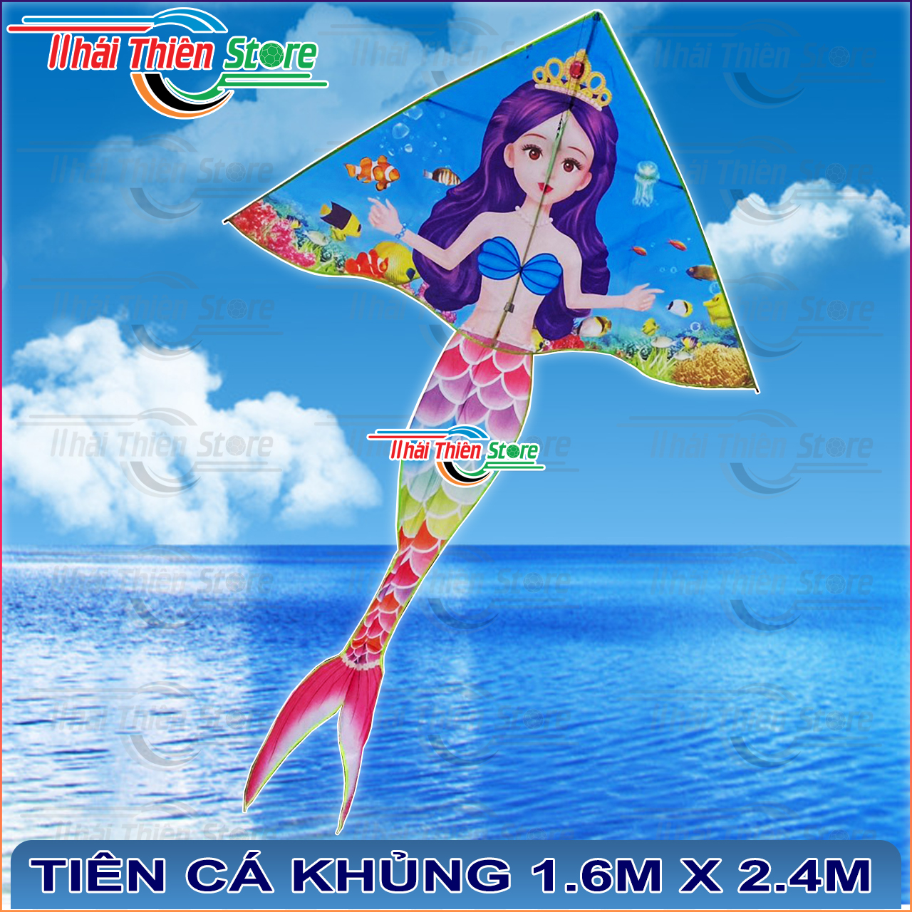 Diều Nàng Tiên Cá Khổng Lồ