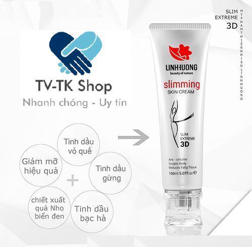 Kem giảm cân tan mỡ 3D Linh Hương (Slimming Skin Cream 3D)