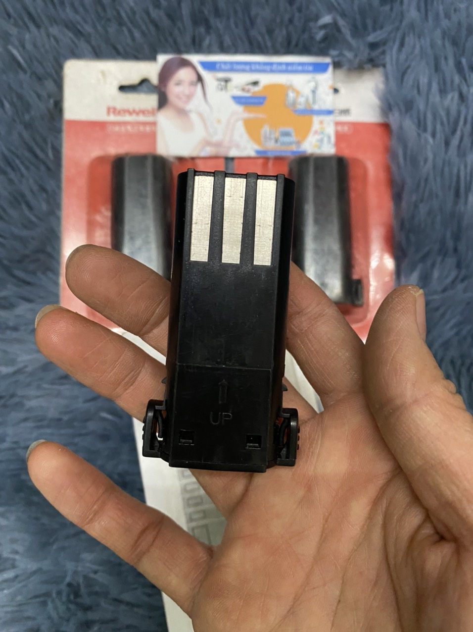 pin tông đơ rewell 900