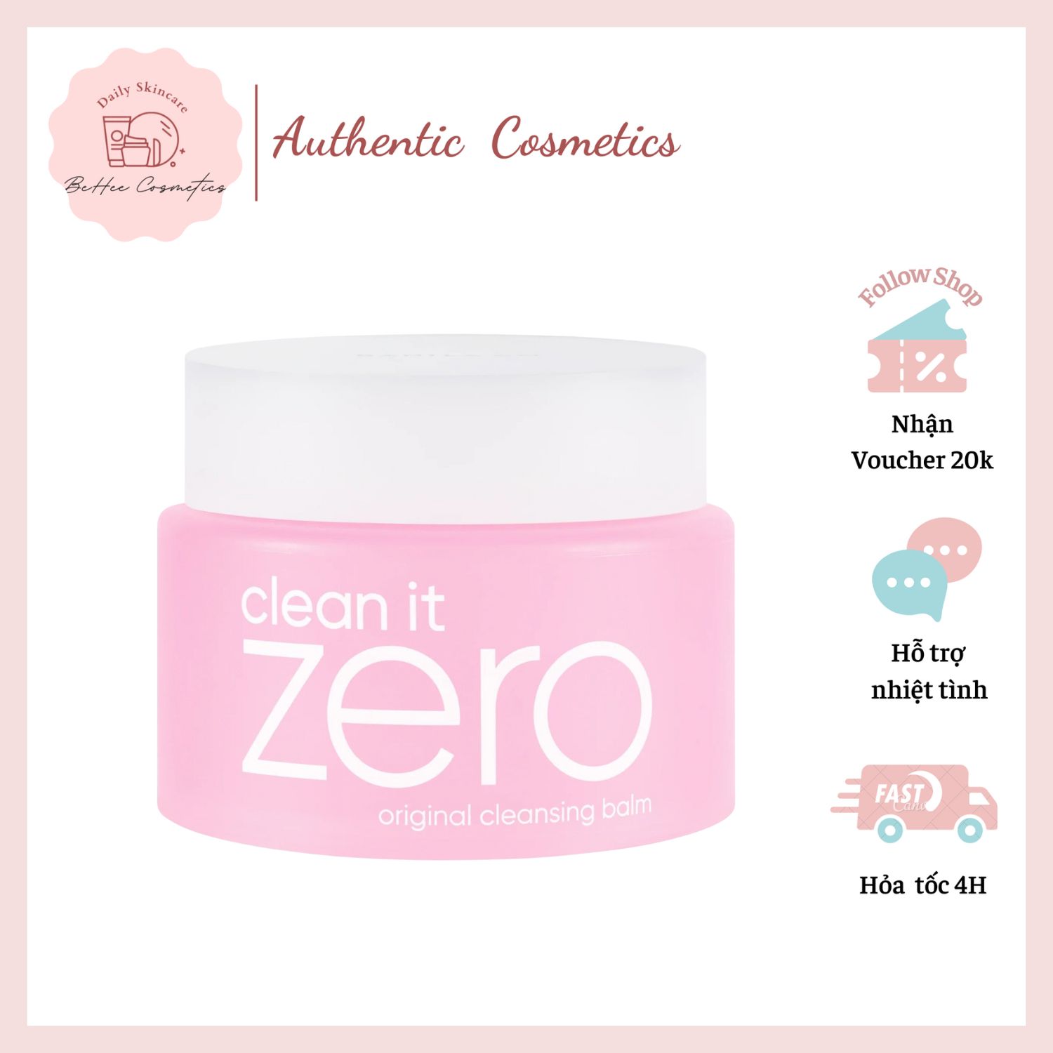 [Mẫu Mới 2024] Sáp Tẩy Trang Banila Co Clean It Zero -100g