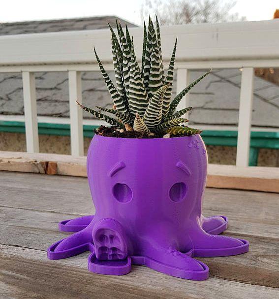 Chậu cây bạch tuộc siêu dễ thương - Cute Octopus planter