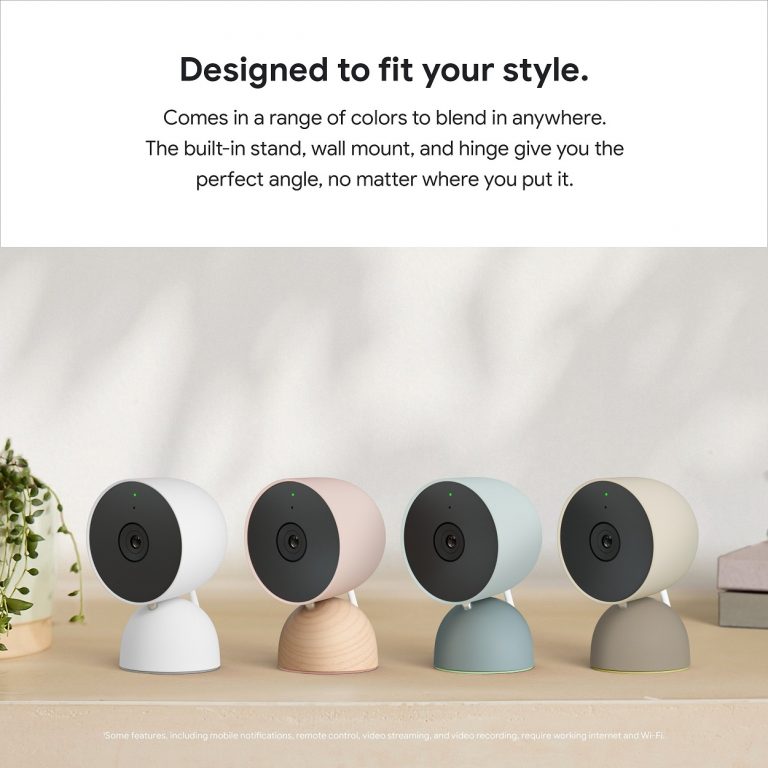 Google Nest Cam Indoor Wired – Camera cao cấp của Google