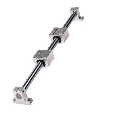 Bộ 1 thanh trượt tròn phi 20 dài 1m + 2 gối đỡ SK20+ 2 con trượt SCS20