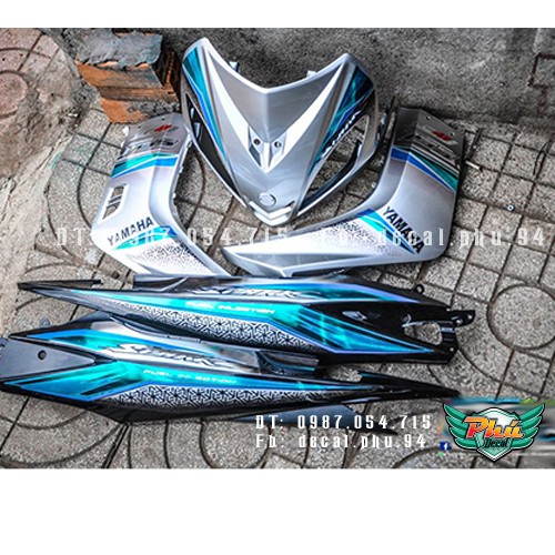 Tem rời ex 135 nhỏ xe bạc 2