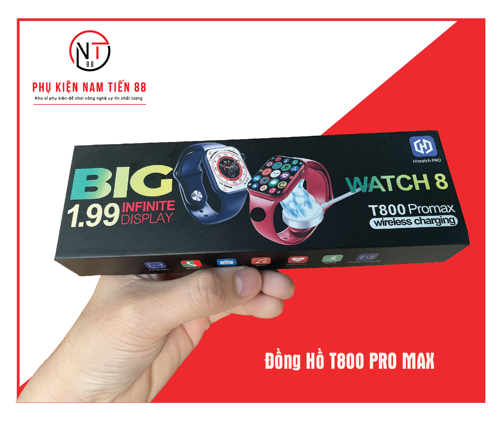 Đồng hồ T800 Pro Max - MixASale