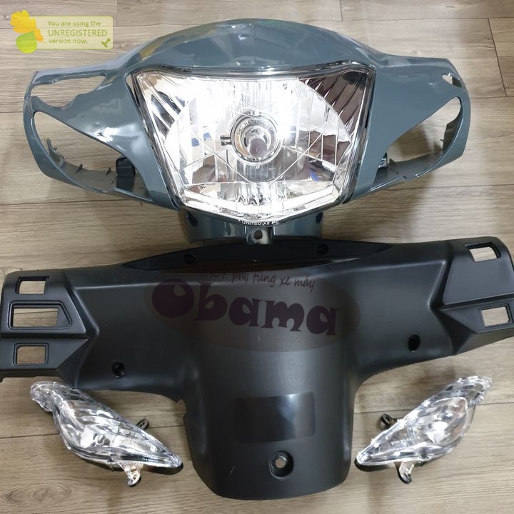 [ 4 MÓN ] Đầu phanh ĐĨA kèm pha đèn , xe Wave RS / Wave S100 / alpha