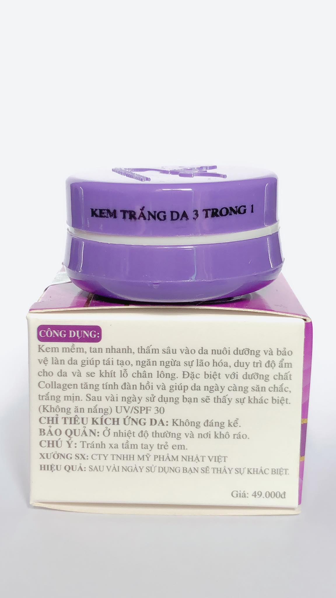 Kem OJEE Dưỡng Trắng Da 3in1  6gr