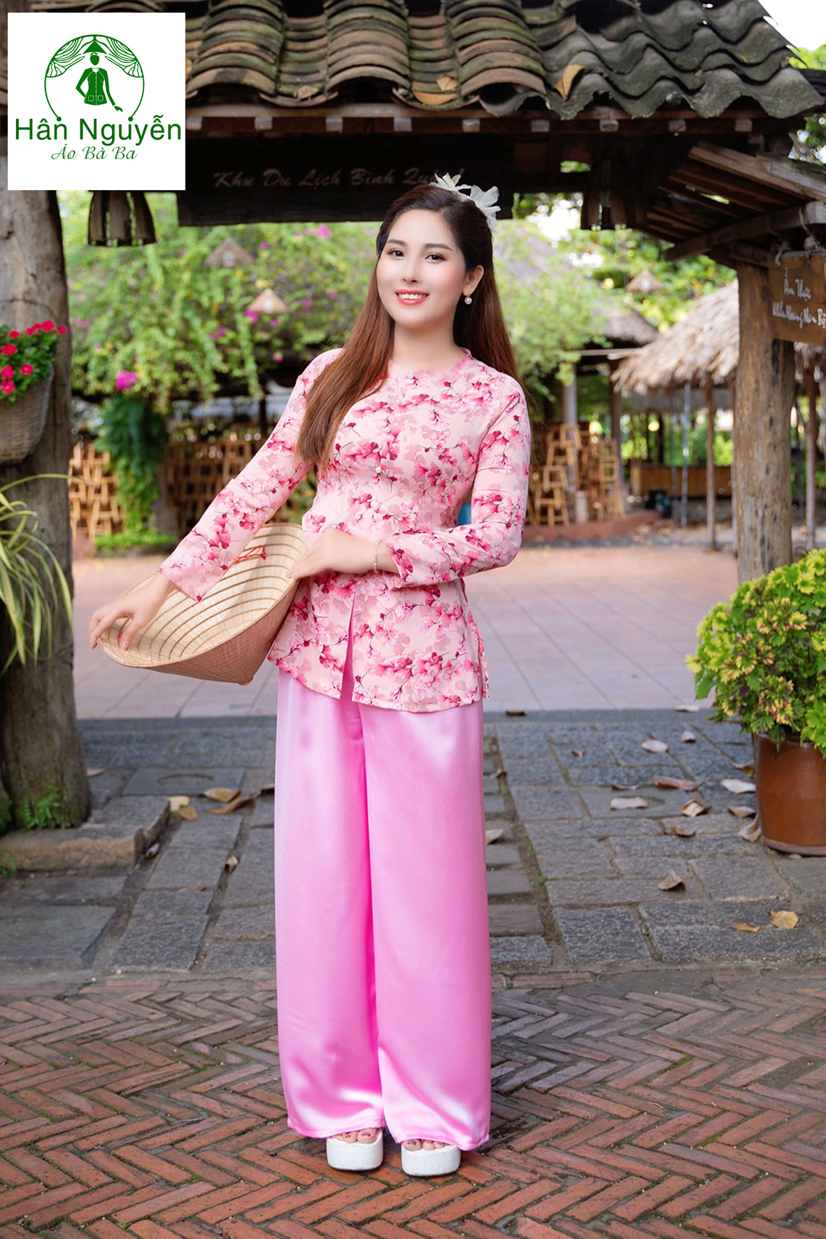 ÁO BÀ BA DÂY KÉO HOA GIÓ (ÁO LẺ)