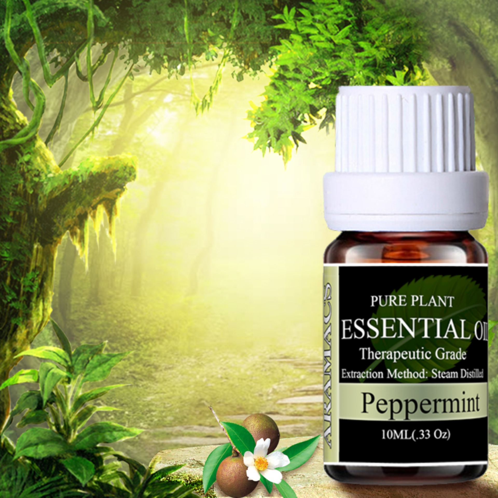 Aramacs Peppermint Essential Oil - 100% Pure and Natural Premium Therapeutic Grade