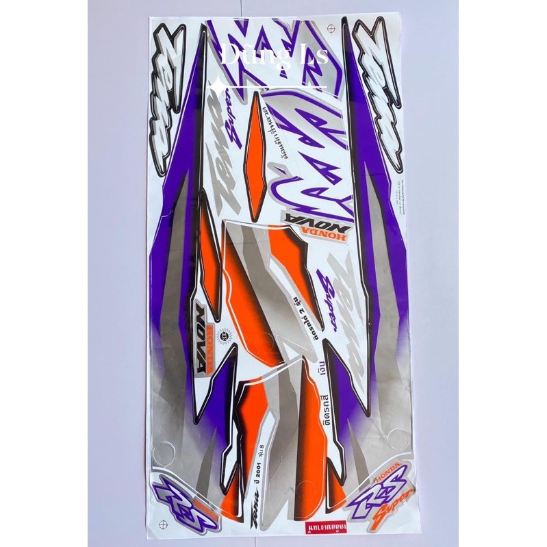 Tem Nova Tena 2001 Thailand, Decal nova tenda