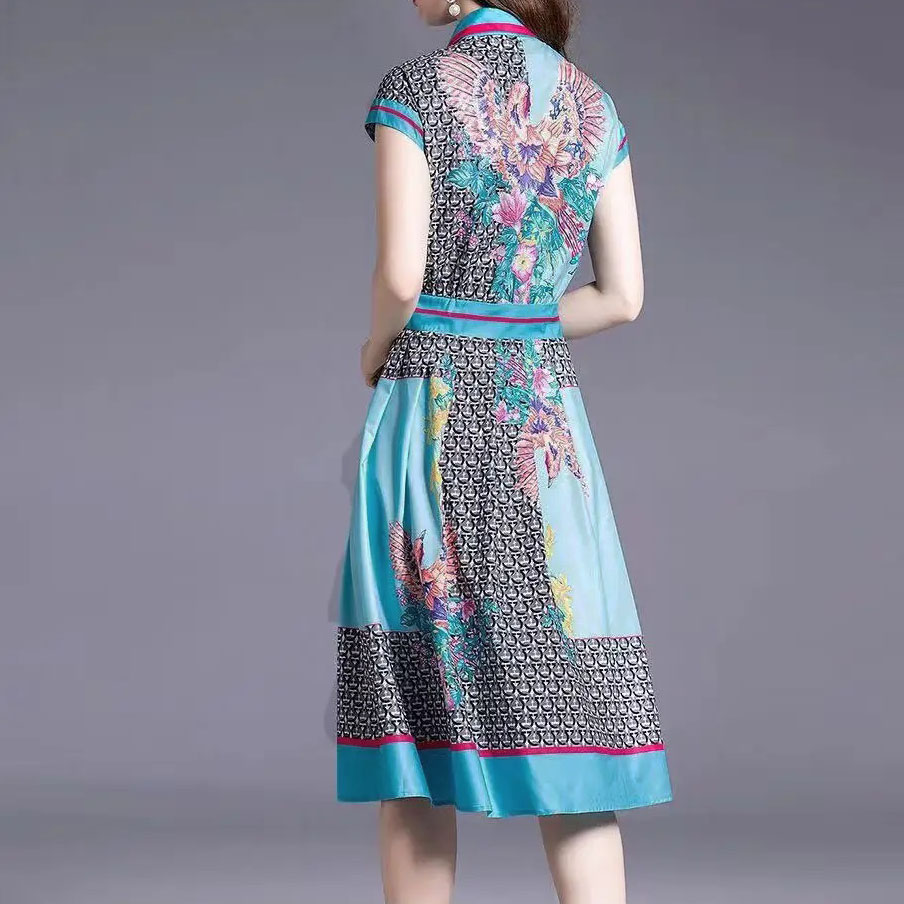 ĐẦM SƠMI T3D VINTAGE SHORT SLEEVE