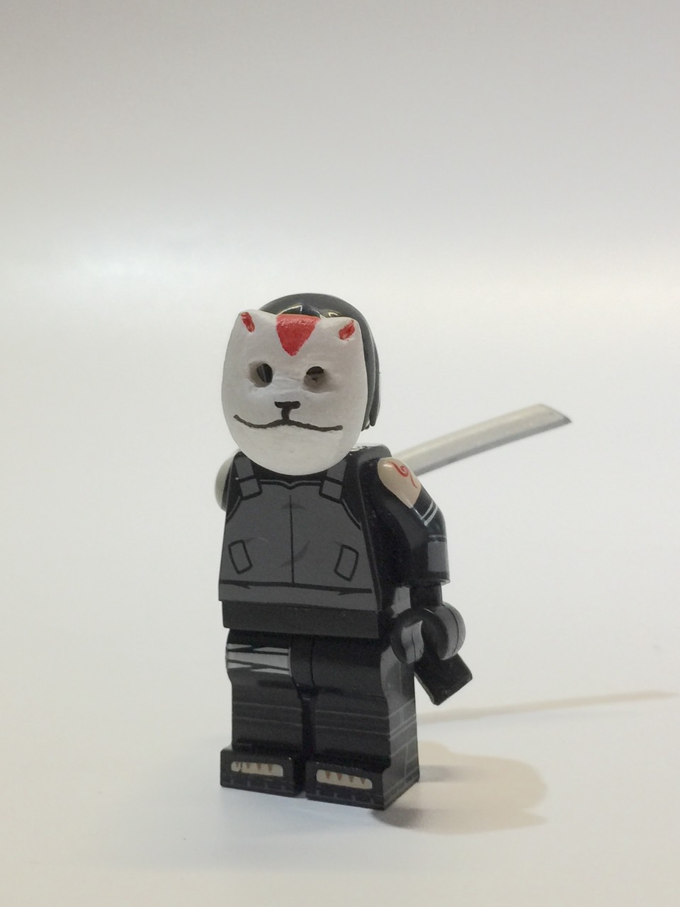 Minifigure ITACHI UCHIHA (Anbu) kèm phụ kiện mặt nạ và kiếm, vỏ kiếm (Nhân vật trong Naruto Anime)