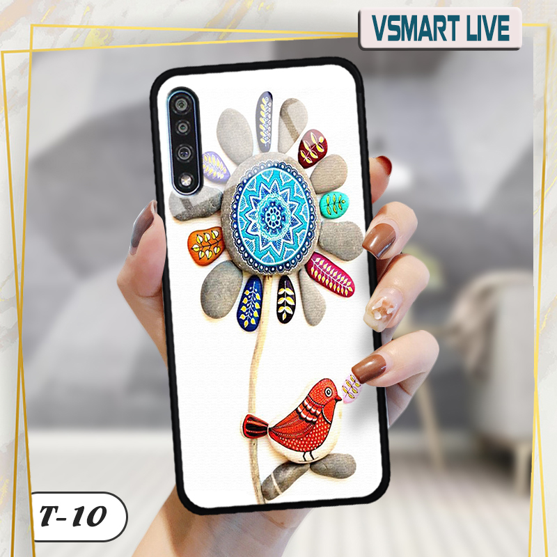 Ốp lưng kính VSMART LIVE in 3D ver 3